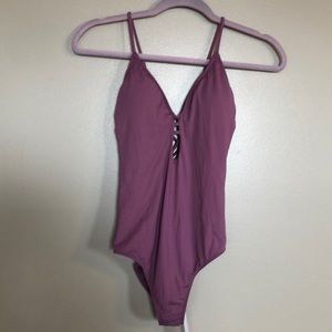 O’Neill Purple One Piece Swim Suit